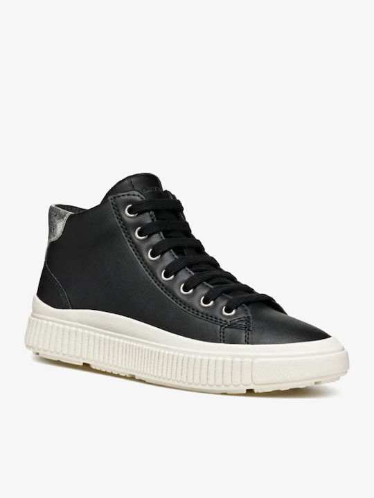 Geox J Laquinny High Анатомични Черни