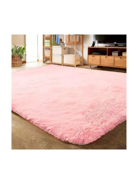 Rug Rectangular Pink