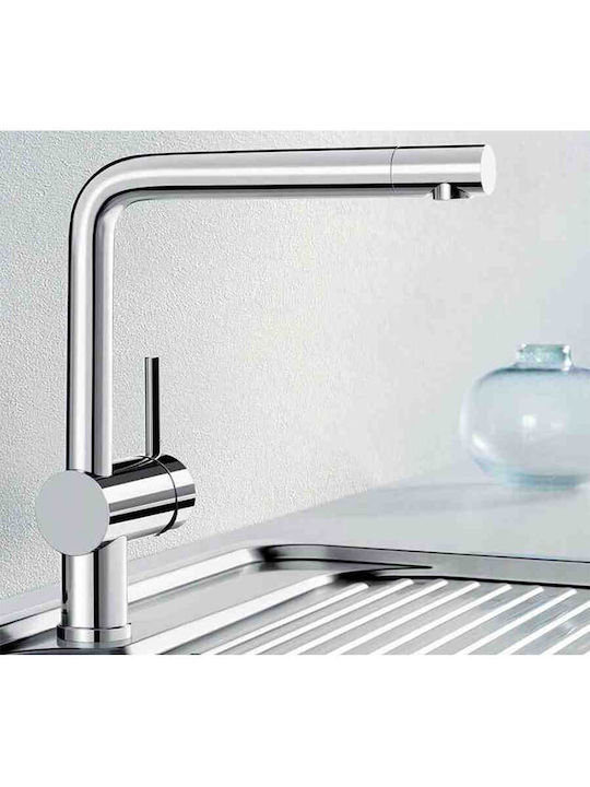 Blanco Linus Küchenarmatur Zähler Silber