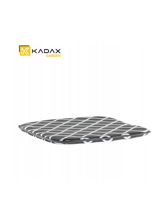 Kadax Gartenstuhlkissen Grau 38x40cm