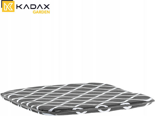 Kadax Gartenstuhlkissen Grau 38x40cm