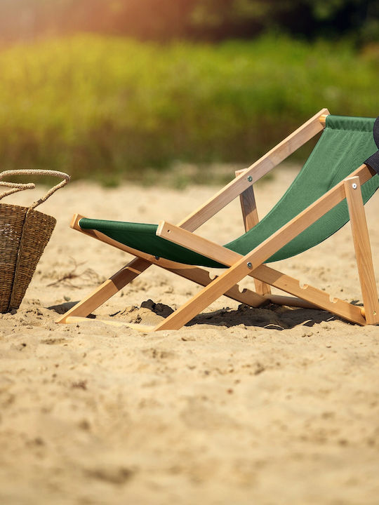 Kadax Holz Garten Strand Klappdeckstuhl Grün 2 Stühle Polnischer Hersteller