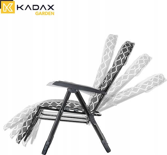 Kadax Adjustable Garden Beach Lounger Chair