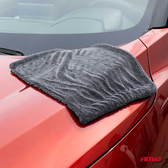 AMiO Tuch Mikrofaser Trocknen Auto 1200gsm Grau 40x30cm