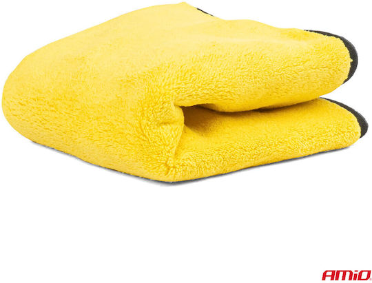 AMiO Lavete Microfibră Uscare Auto 950gsm Galben 40x30cm 2buc