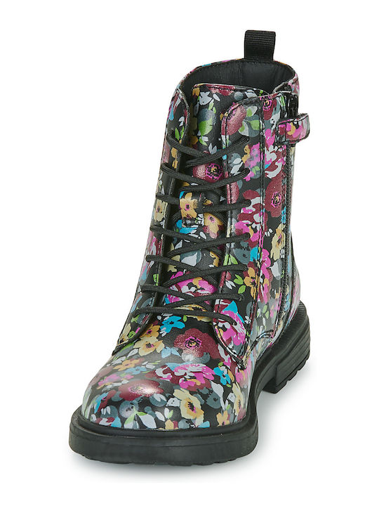 J Eclair Kids Boots with Zipper Black