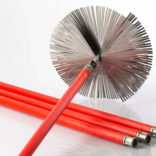 Sit Extension Pole Brush for Fireplace Chimney Cleaning