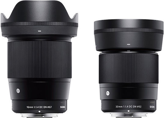 Sigma Φωτογραφικός Φακός Contemporary Fujifilm 16mm f/1.4 DC DN Σταθερός για Fujifilm X Mount Μαύρος
