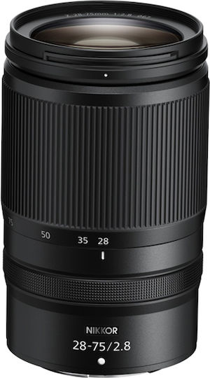 Nikon Full Frame Φωτογραφικός Φακός NIKKOR Z 28-75mm f/2.8 Wide Angle για Nikon Z Mount Μαύρος