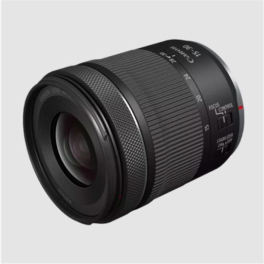Canon Voller Rahmen Kameraobjektiv RF 15-30mm f/4.5-6.3 IS STM Weitwinkel für Canon RF Mount Black