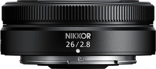 Nikon Full Frame Φωτογραφικός Φακός Nikkor Z 26mm f/2.8 Pancake για Nikon Z Mount Μαύρος
