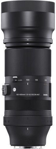 Sigma Пълен кадър Фотообектив 100-400mm f/5-6.3 DG DN OS Contemporary Телеувеличение за Лайка Л Монтаж Черен