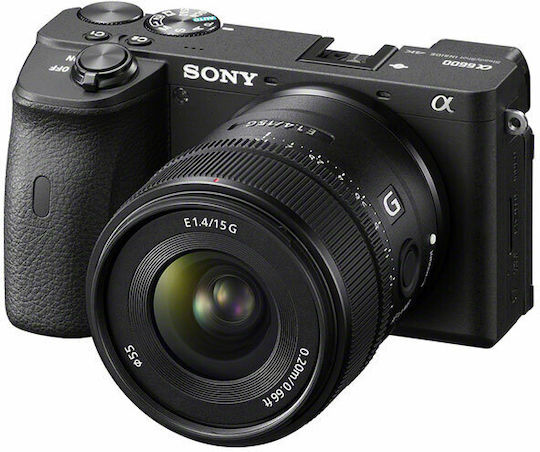 Sony Crop Φωτογραφικός Φακός 15mm f/1.4 G Wide Angle για Sony E Mount Μαύρος