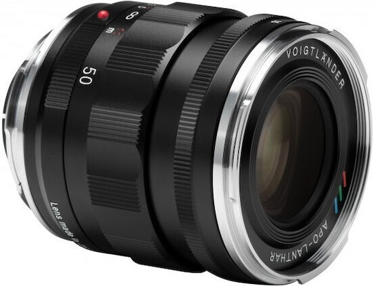 Voigtlander Full Frame Camera Lens APO-LANTHAR 50mm f/2.0 Aspherical Fixed for Leica M Mount Black