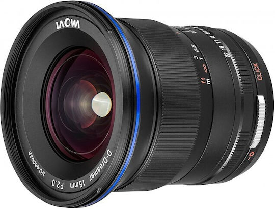 Laowa Full Frame Camera Lens Venus Optics 15mm f/2 FE Zero-D Wide Angle for Nikon Z Mount Black