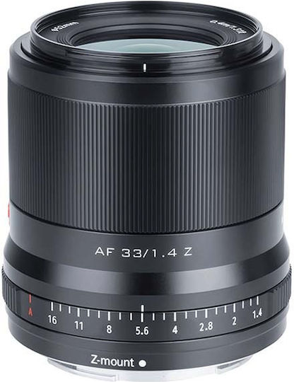Viltrox Crop Camera Lens AF 33mm f/1.4 for Nikon Z Mount Black