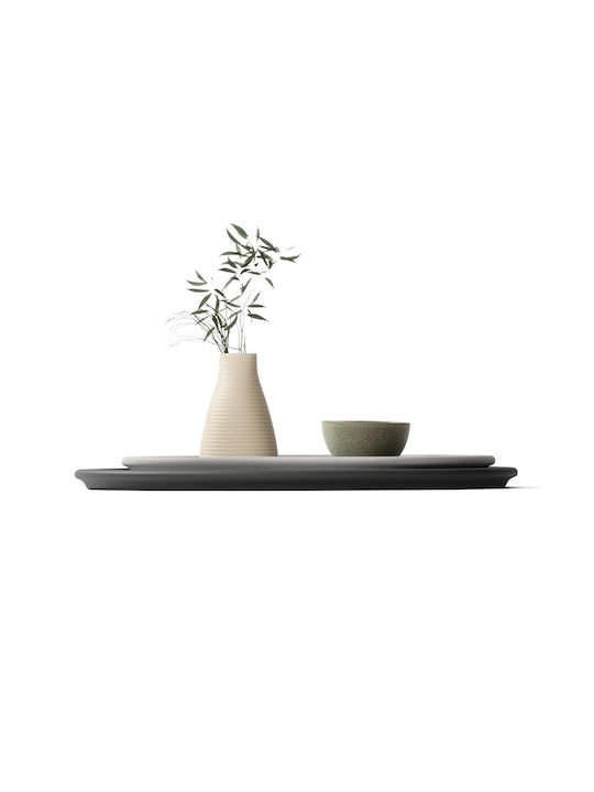 Umbra Hub Plastic Oval Serving Tray in Gray Color 1018015-1202 2pcs