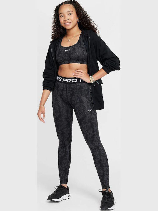 Kids Legging Sports Long Dri-Fit Black / White Pro