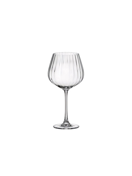 Bohemia Optic Pahar pentru Vin Roșu din Cristal Pahar 400ml 1buc