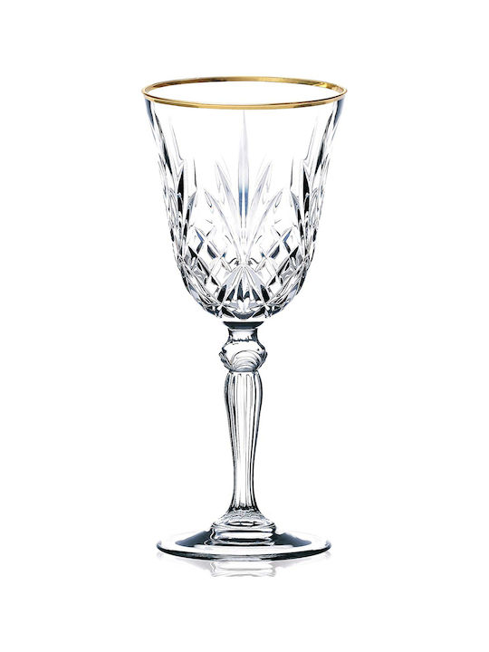 RCR Melodia Glass Water made of Crystal Gold 270ml