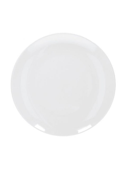 Tognana Plate Shallow made of Melamine White with Diameter 20cm 6pcs