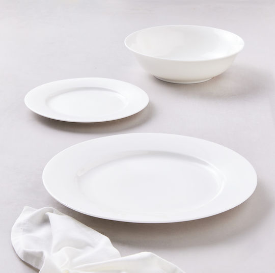 Maxwell & Williams Plate Shallow made of Porcelain White with Diameter 27.5cm