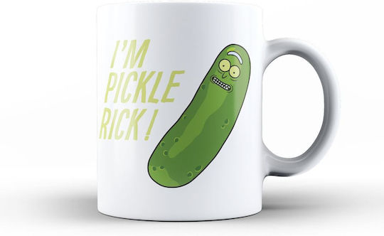 Sd Toys Rick & Morty - I Am Pickle Rick Cană Ceramică Albă 330ml