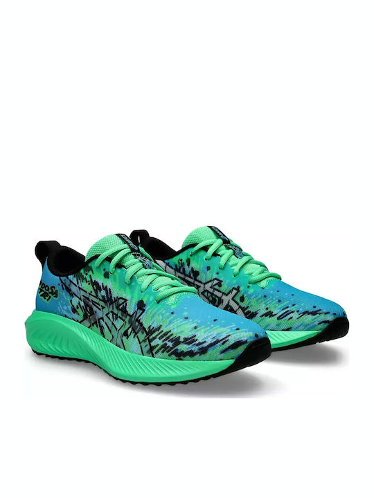 Gs Gel Noosa Tri 16 Kids Sports Shoes Running with Laces Green