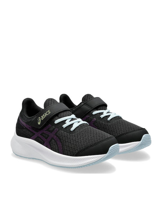 Patriot 13 Ps Kids Sports Shoes Running with Hoop & Loop Closure Black
