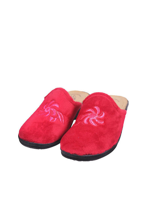 fame women's slippers 01224 RED