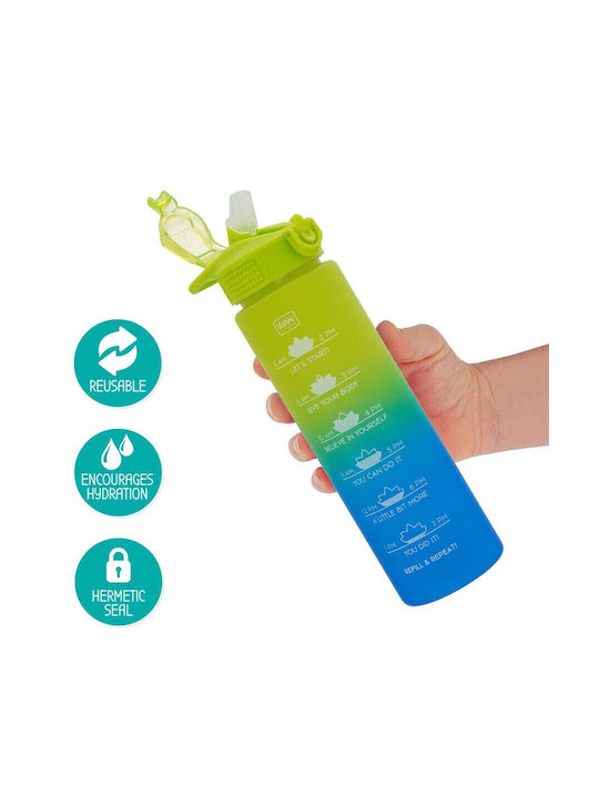Legami Milano Wasserflasche 1000ml Grün