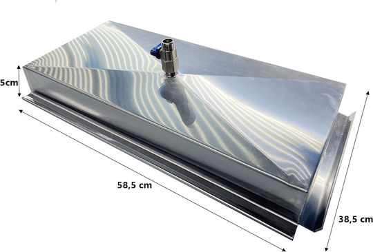 GMD Inox Grill Fat Collector 58.5x38.5x5cm