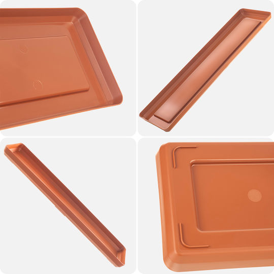 Kadax Farfurie Pot Plastic Portocaliu 33875