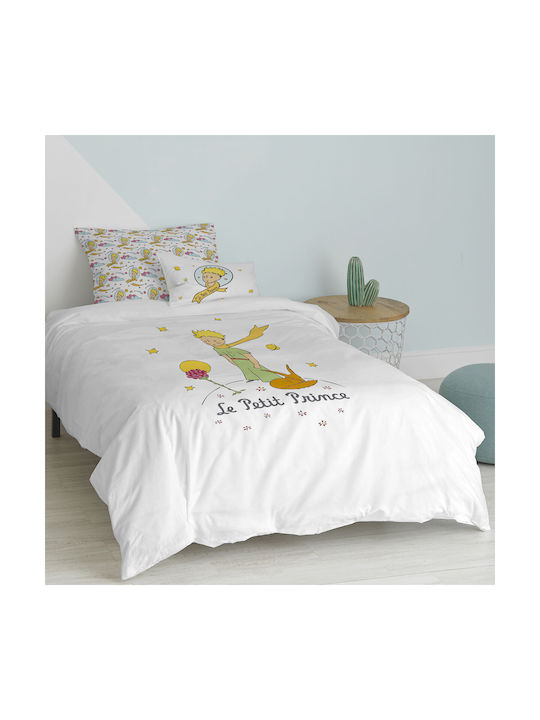 HappyFriday Le Petit Prince Set Kids Duvet Cover Single with Pillowcase Cotton Multicolour 140x200cm