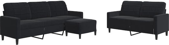 Σετ Σαλονιού 3-Sitzer & 2-Sitzer & Hocker