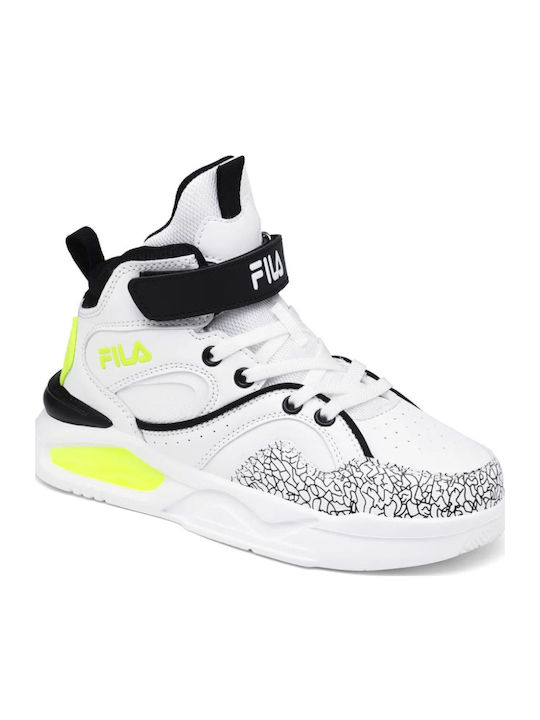 Kinder Sneakers Hoch mit Klettverschluss Weiß