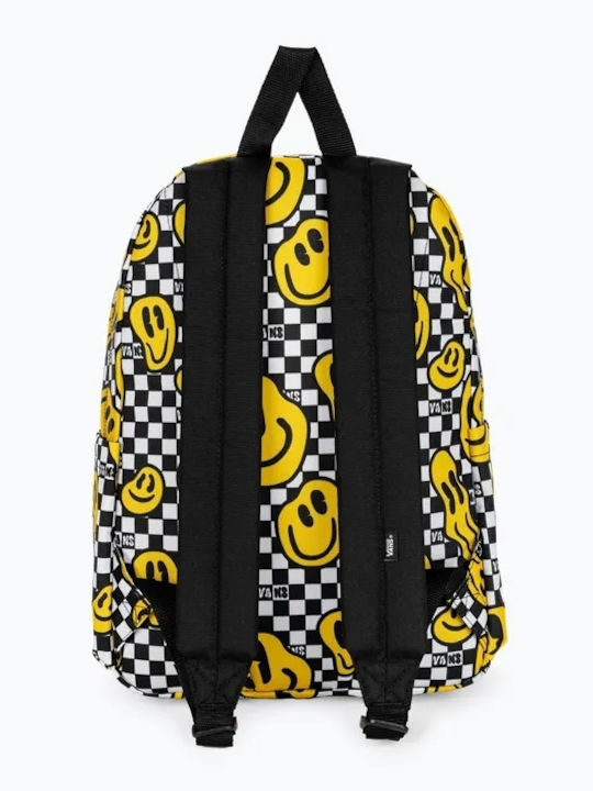 Vans Old Skool School Bag Backpack Junior High-High School Black with Water Bottle Holder 18Liters
