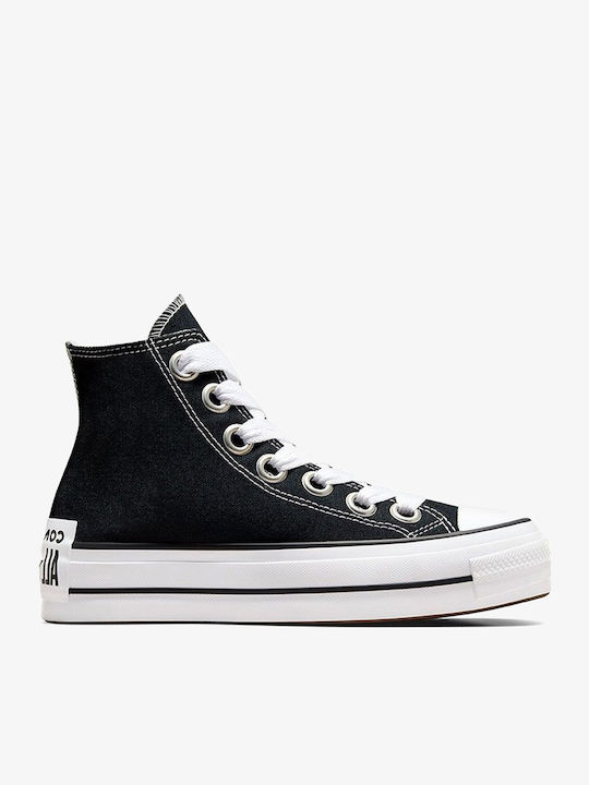 Converse Chuck Taylor All Star Lift Platform Sketch Sneakers Schwarz / Weiß