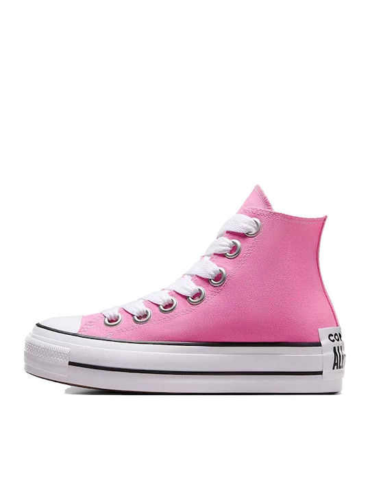 Converse Lift Flatforms Sneakers Rosa