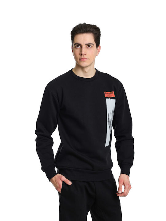 Paco & Co Herren Sweatshirt Black