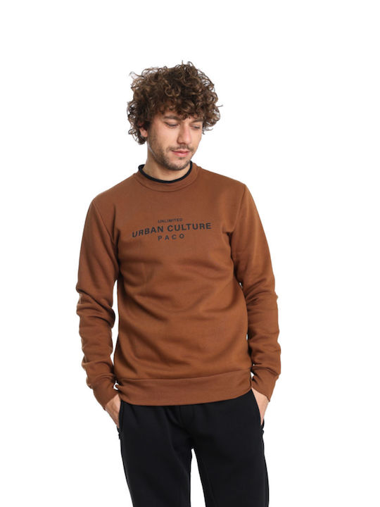 Paco & Co Herren Sweatshirt brown