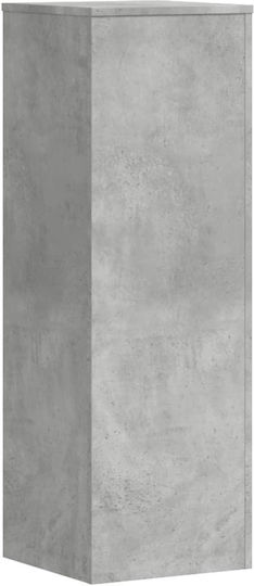 vidaXL Suporturi de plante Lemn Gri 33bucx33bucx100buccm. 2buc