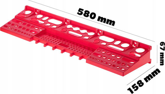 Kadax Werkstatt-Wandtafel 232x78cm 132 Stück