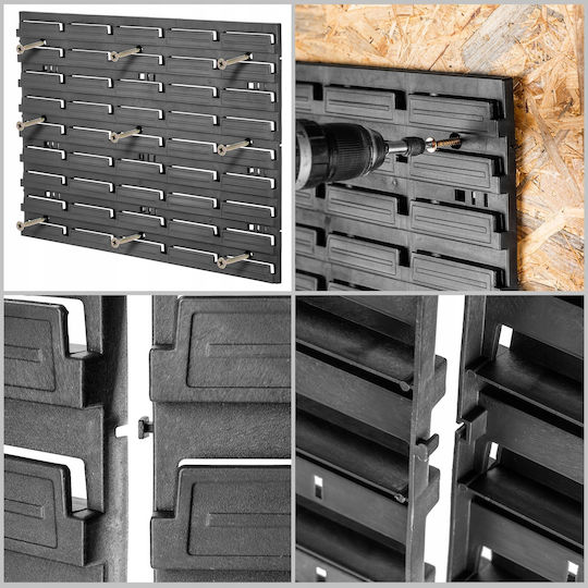 Kadax Garage Tool Board 174x78cm 135 Trays