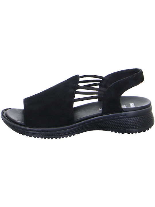 Ara 12-29005 Damen Leder Anatomische Sandalen Schwarz