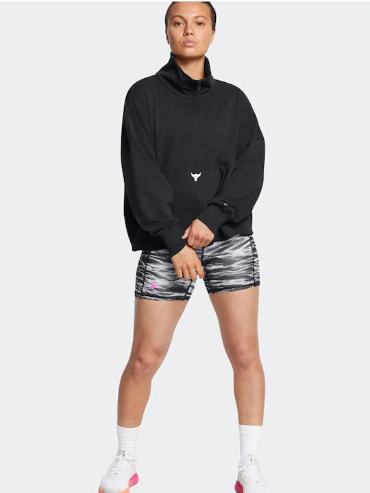Project Rock Damen Sweatshirt Schwarz
