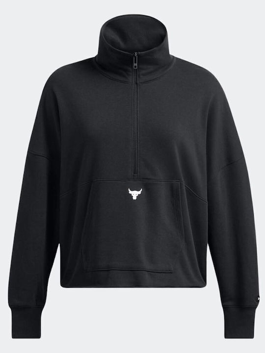 Project Rock Damen Sweatshirt Schwarz