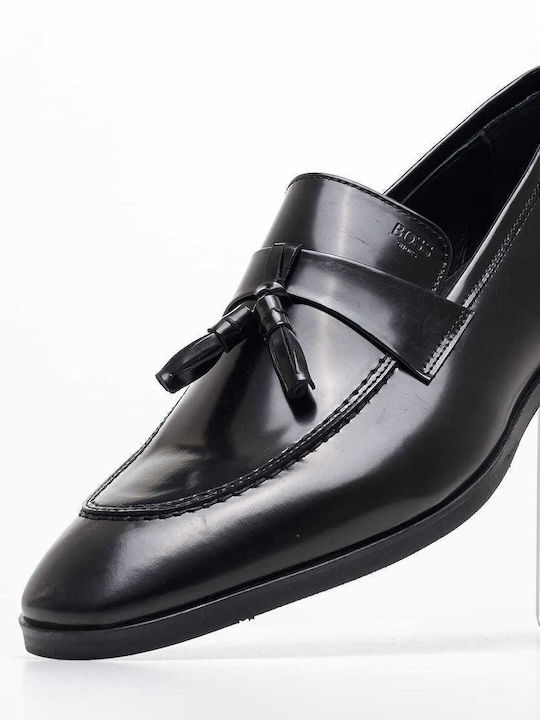Men's Leather Loafers Black