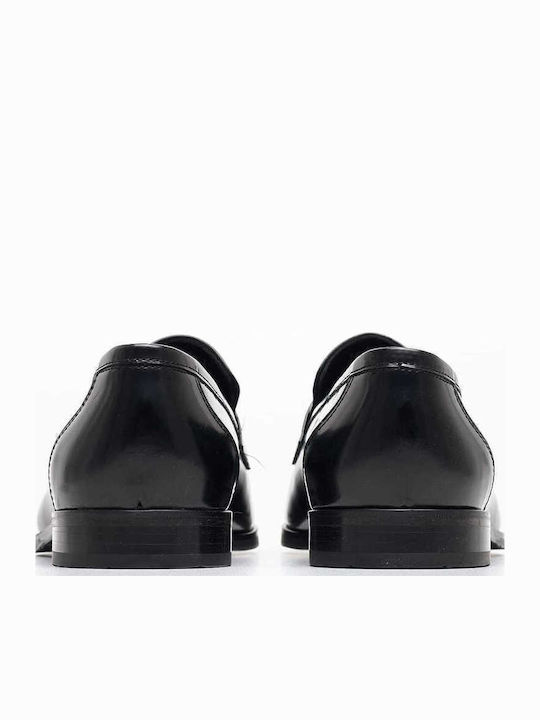 Men's Leather Loafers Black