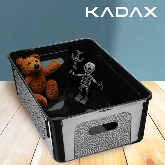 Kadax Cutie De Depozitare Din Plastic Cu Capac 11lt